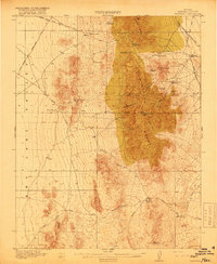 preview thumbnail of historical topo map of Lincoln County, NV in 1918