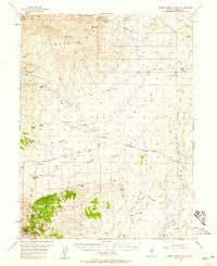Download a high-resolution, GPS-compatible USGS topo map for Horse Creek Valley, NV (1958 edition)