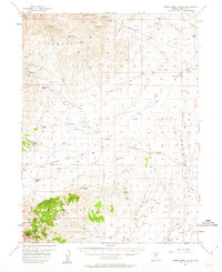 preview thumbnail of historical topo map of Eureka County, NV in 1957