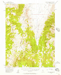 Download a high-resolution, GPS-compatible USGS topo map for Horse Heaven Mtn, NV (1957 edition)