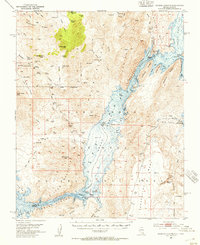 Download a high-resolution, GPS-compatible USGS topo map for Iceberg Canyon, NV (1955 edition)
