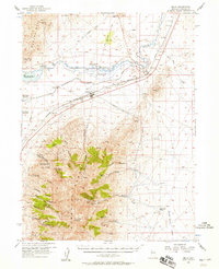 Download a high-resolution, GPS-compatible USGS topo map for Imlay, NV (1958 edition)