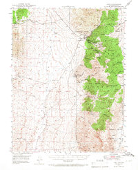 Download a high-resolution, GPS-compatible USGS topo map for Ione, NV (1966 edition)