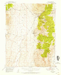 Download a high-resolution, GPS-compatible USGS topo map for Ione, NV (1956 edition)