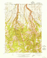 preview thumbnail of historical topo map of Elko County, NV in 1943
