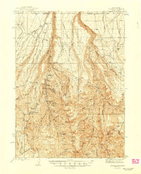 Download a high-resolution, GPS-compatible USGS topo map for Jarbidge, NV (1945 edition)