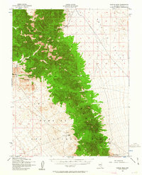 Download a high-resolution, GPS-compatible USGS topo map for Kawich Peak, NV (1963 edition)