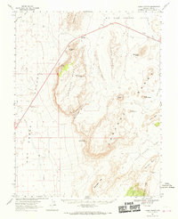 Download a high-resolution, GPS-compatible USGS topo map for Lunar Crater, NV (1970 edition)