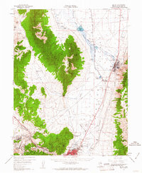 Download a high-resolution, GPS-compatible USGS topo map for McGill, NV (1961 edition)