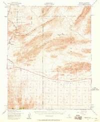 Download a high-resolution, GPS-compatible USGS topo map for Mercury, NV (1958 edition)
