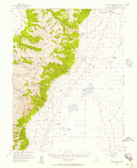 Download a high-resolution, GPS-compatible USGS topo map for Millett Ranch, NV (1957 edition)