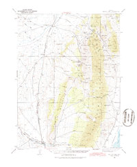 Download a high-resolution, GPS-compatible USGS topo map for Mineral Hill, NV (1987 edition)