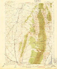 Download a high-resolution, GPS-compatible USGS topo map for Mineral Hill, NV (1943 edition)