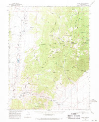 Download a high-resolution, GPS-compatible USGS topo map for Morey Peak, NV (1971 edition)