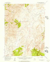 Download a high-resolution, GPS-compatible USGS topo map for Mount Callaghan, NV (1957 edition)