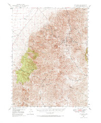 Download a high-resolution, GPS-compatible USGS topo map for Mt Lewis, NV (1971 edition)