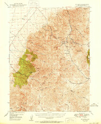 Download a high-resolution, GPS-compatible USGS topo map for Mt Lewis, NV (1950 edition)