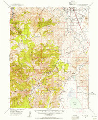 Download a high-resolution, GPS-compatible USGS topo map for Mt Rose, NV (1956 edition)
