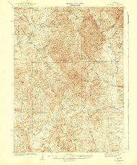 preview thumbnail of historical topo map of Elko County, NV in 1942
