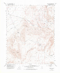 Download a high-resolution, GPS-compatible USGS topo map for Muddy Peak, NV (1975 edition)