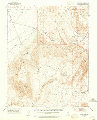 Download a high-resolution, GPS-compatible USGS topo map for Muddy Peak, NV (1954 edition)