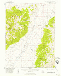 Download a high-resolution, GPS-compatible USGS topo map for North Shoshone Peak, NV (1957 edition)