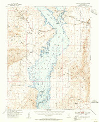 Download a high-resolution, GPS-compatible USGS topo map for Overton Beach, NV (1955 edition)