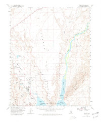 Download a high-resolution, GPS-compatible USGS topo map for Overton, NV (1980 edition)