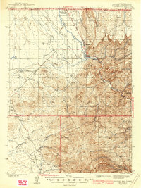 Download a high-resolution, GPS-compatible USGS topo map for Owyhee, NV (1942 edition)