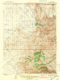 Download a high-resolution, GPS-compatible USGS topo map for Owyhee, NV (1942 edition)