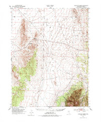 preview thumbnail of historical topo map of White Pine County, NV in 1951