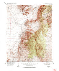Download a high-resolution, GPS-compatible USGS topo map for Paradise Peak, NV (1948 edition)