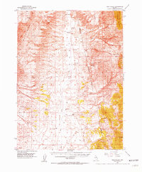 preview thumbnail of historical topo map of Eureka County, NV in 1952