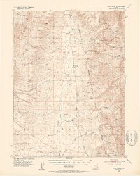 Download a high-resolution, GPS-compatible USGS topo map for Pine Valley, NV (1954 edition)