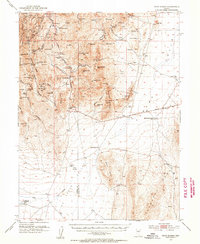 preview thumbnail of historical topo map of White Pine County, NV in 1953