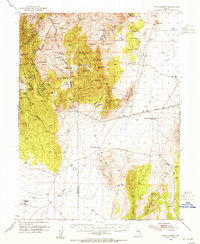 Download a high-resolution, GPS-compatible USGS topo map for Pinto Summit, NV (1955 edition)