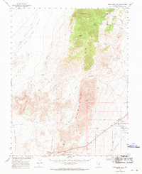 Download a high-resolution, GPS-compatible USGS topo map for Portuguese Mtn, NV (1971 edition)