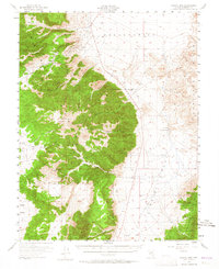 Download a high-resolution, GPS-compatible USGS topo map for Powell Mtn, NV (1965 edition)