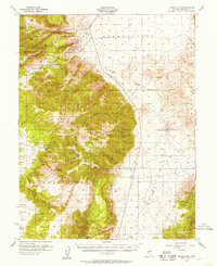 Download a high-resolution, GPS-compatible USGS topo map for Powell Mtn, NV (1957 edition)