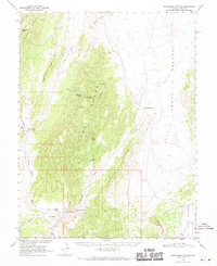 Download a high-resolution, GPS-compatible USGS topo map for Pritchards Station, NV (1971 edition)