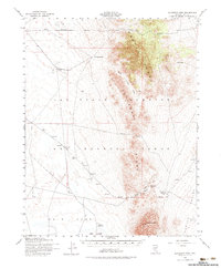 Download a high-resolution, GPS-compatible USGS topo map for Quartzite Mtn, NV (1984 edition)