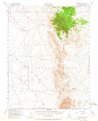 Download a high-resolution, GPS-compatible USGS topo map for Quartzite Mtn, NV (1964 edition)