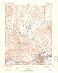 preview thumbnail of historical topo map of Reno, NV in 1951