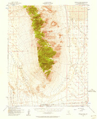 Download a high-resolution, GPS-compatible USGS topo map for Reveille Peak, NV (1958 edition)