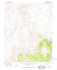 preview thumbnail of historical topo map of Esmeralda County, NV in 1963