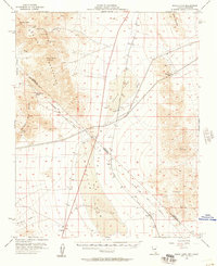 preview thumbnail of historical topo map of Clark County, NV in 1955
