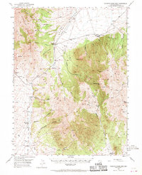 Download a high-resolution, GPS-compatible USGS topo map for Roberts Creek Mtn, NV (1970 edition)
