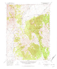 Download a high-resolution, GPS-compatible USGS topo map for Roberts Creek Mtn, NV (1982 edition)