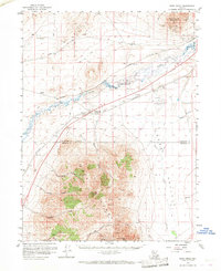 Download a high-resolution, GPS-compatible USGS topo map for Rose Creek, NV (1968 edition)