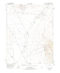 preview thumbnail of historical topo map of Nye County, NV in 1964